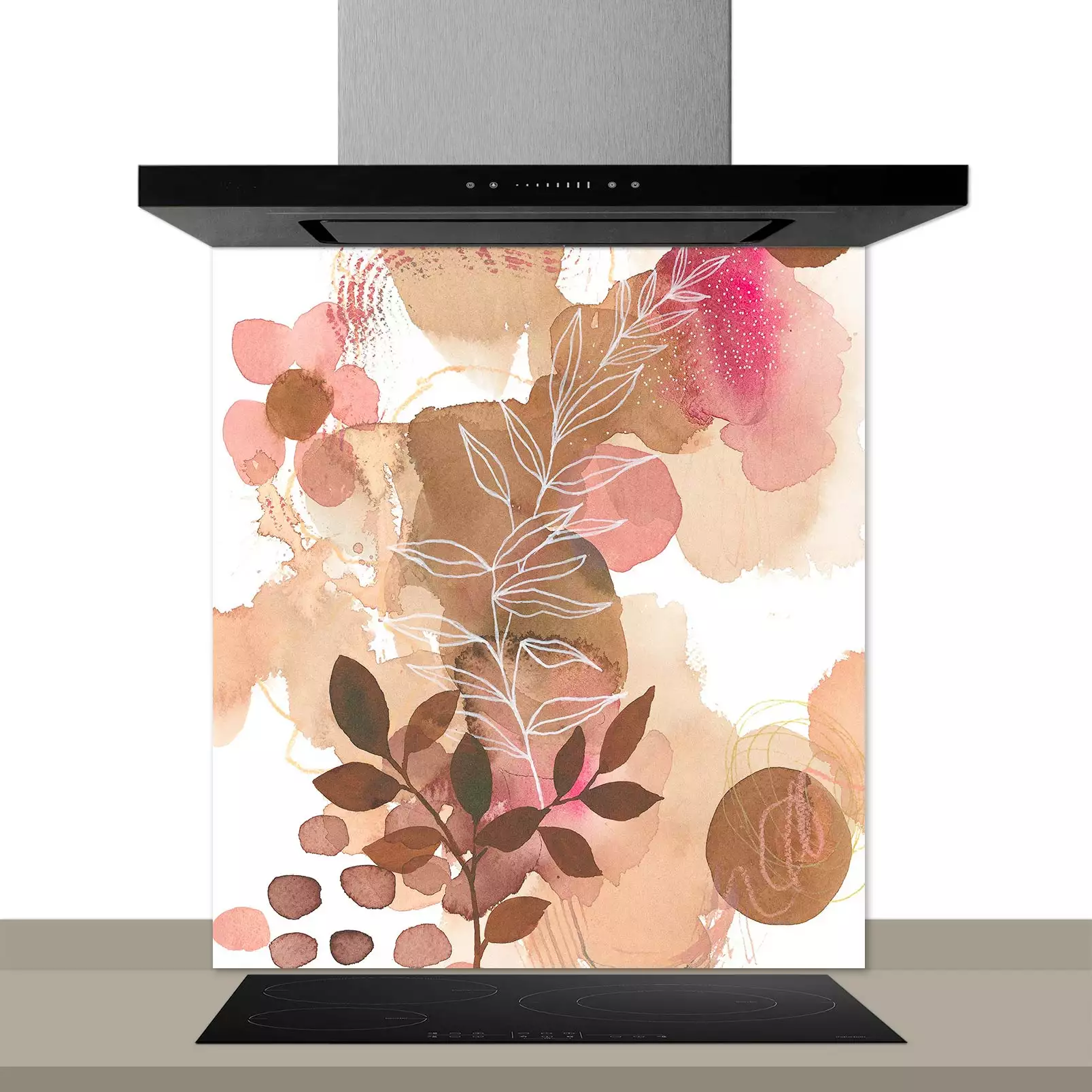 fond-de-hotte-artistique-branche-et-rose-poudre