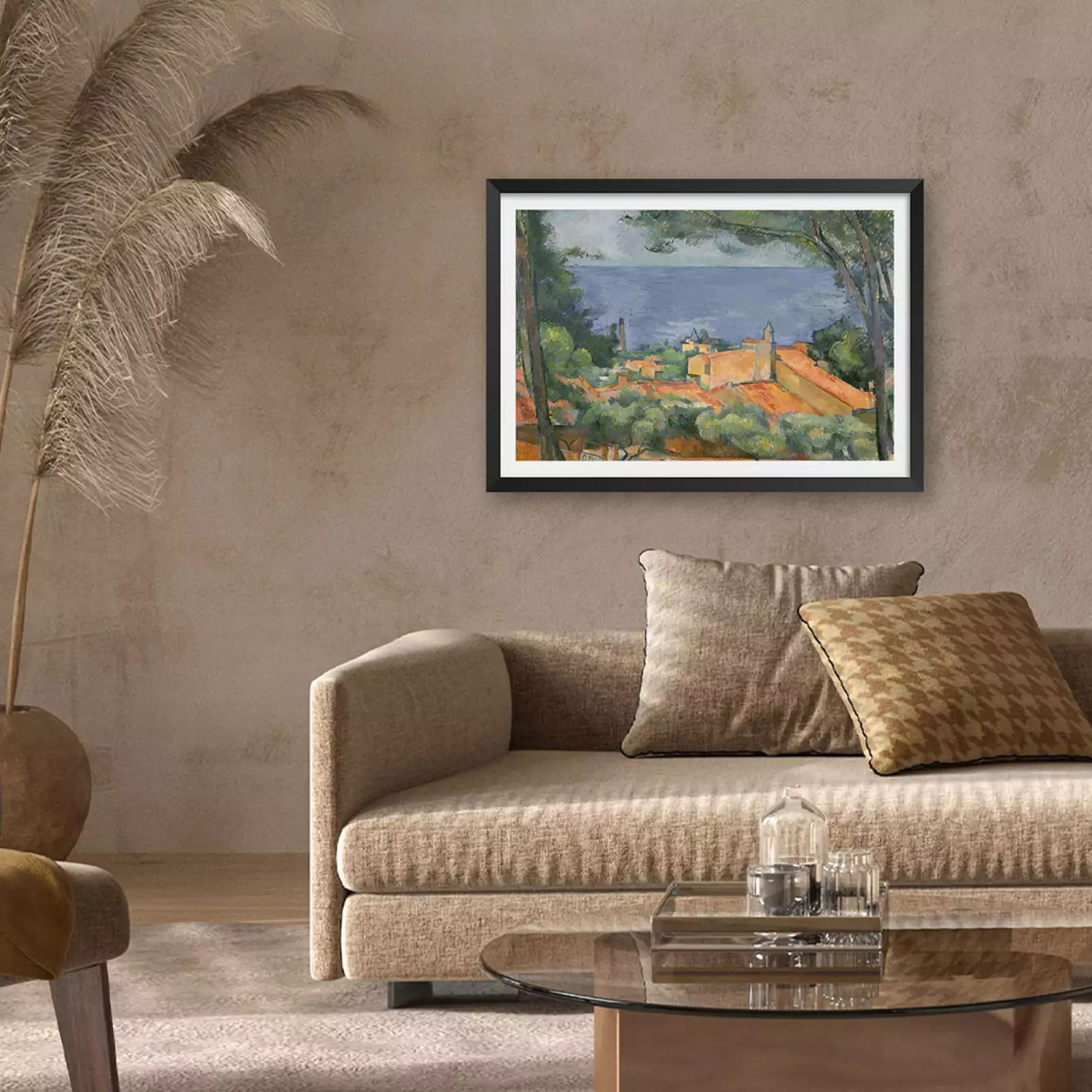 reproduction-tableau-les-toits-rouges-a-l-estaque-de-paul-cezanne