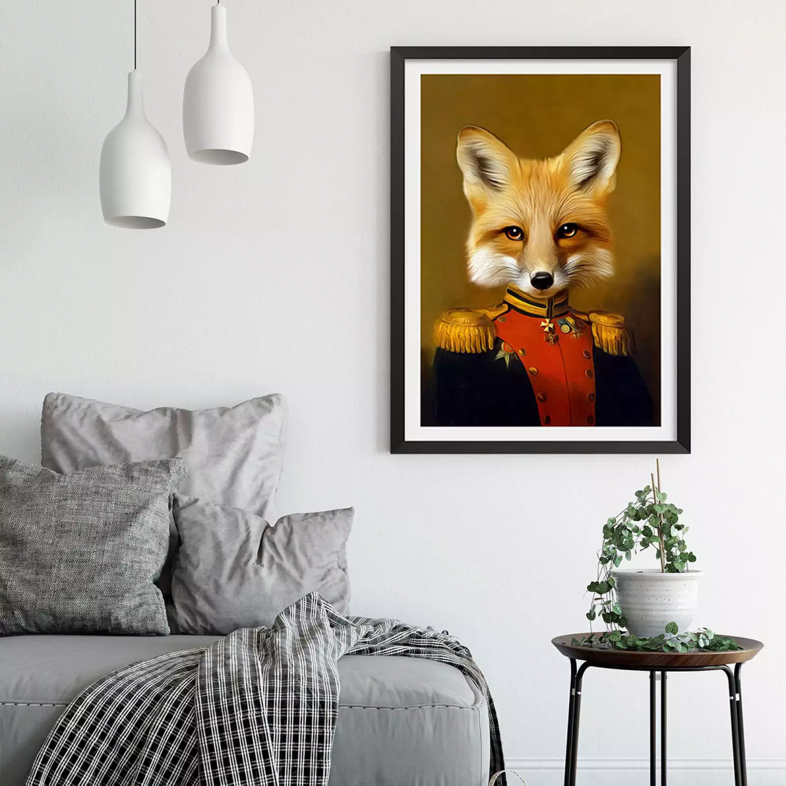 tableau-animaux-habilles-amadeo-le-renard