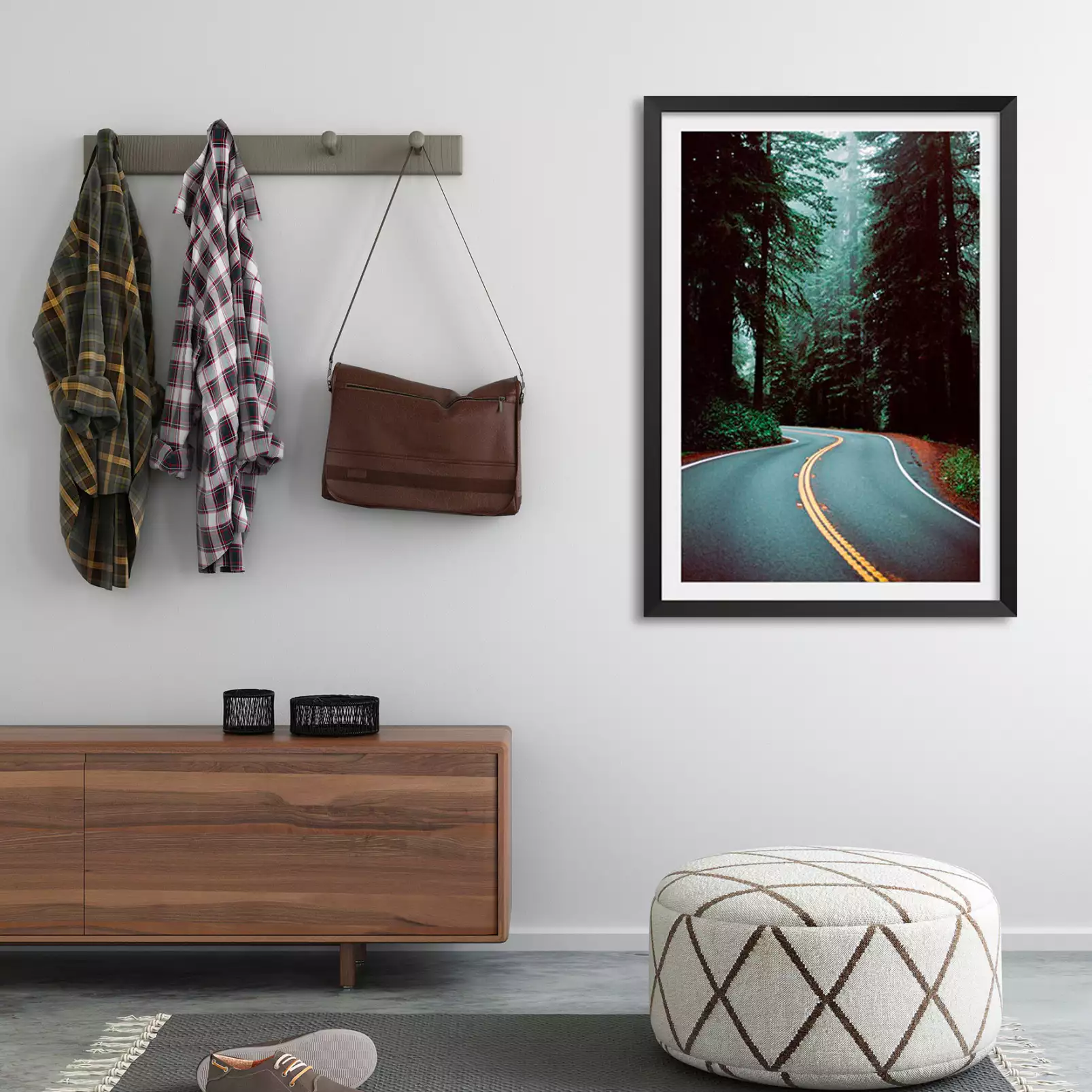 tableau-paysage-foret-montagne-oregon