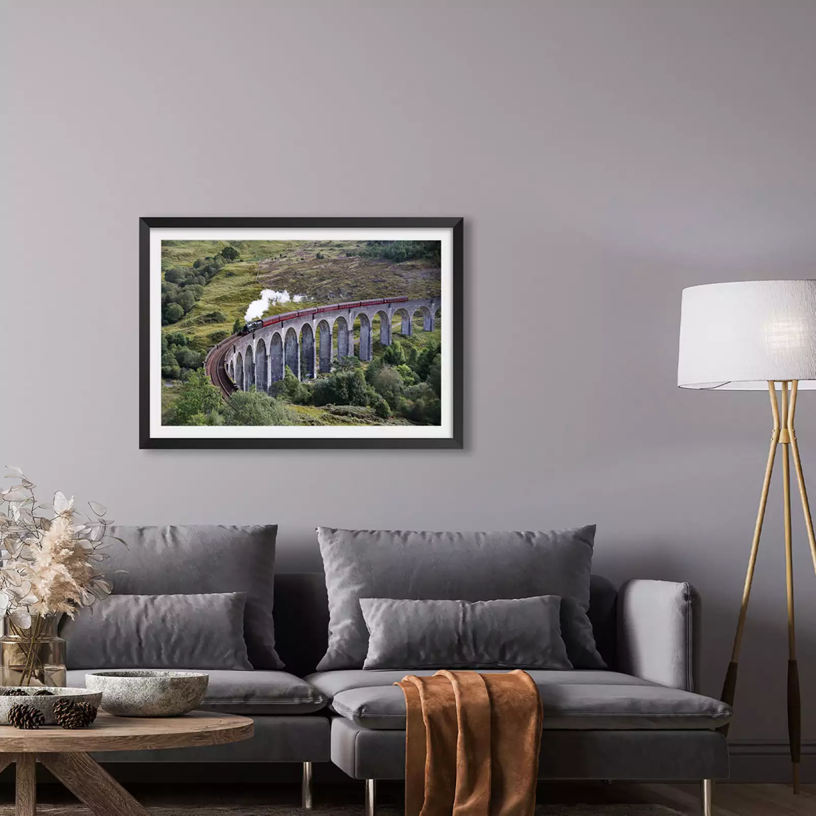 tableau-paysage-train-de-montagne
