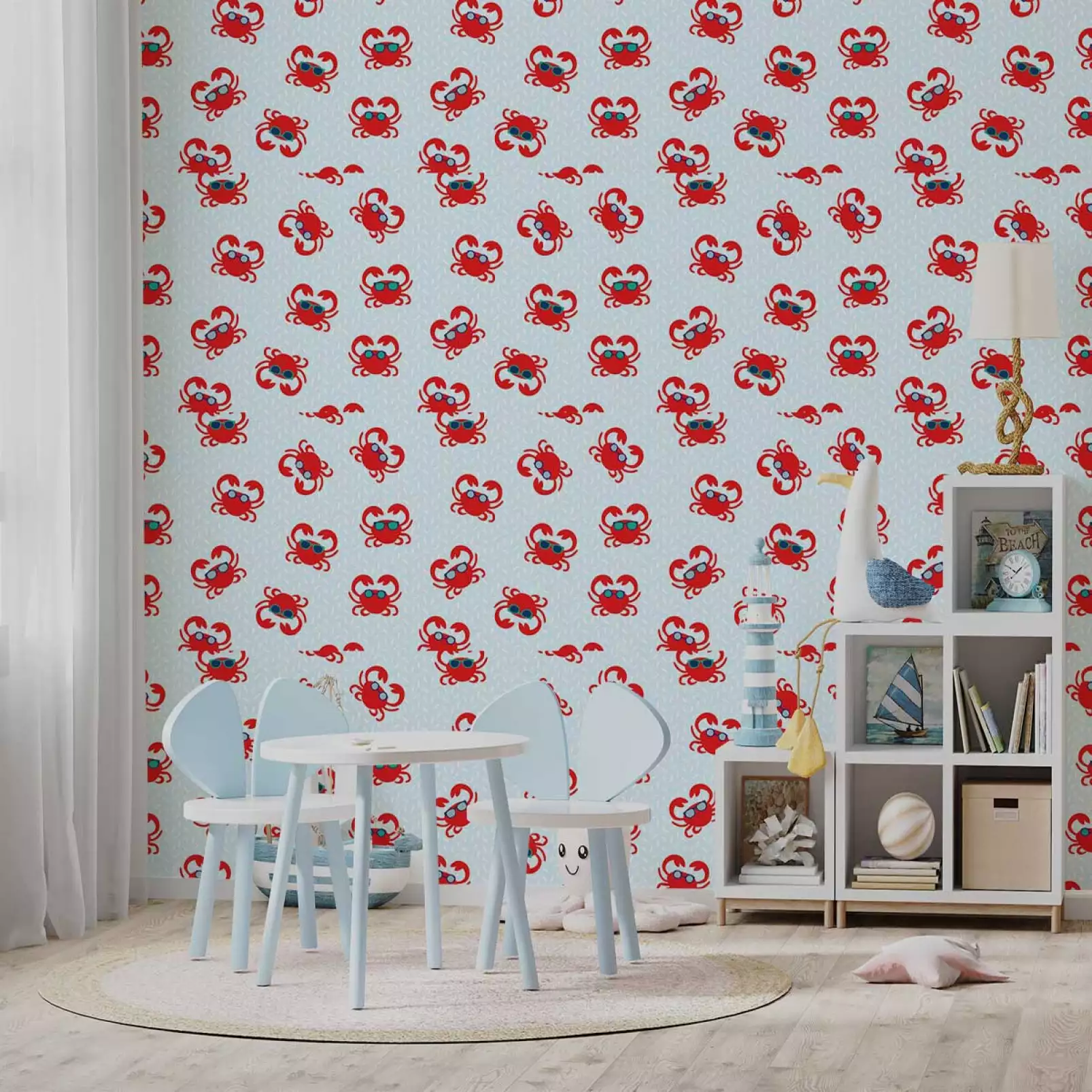 tapisserie-deco-crabes-a-lunettes