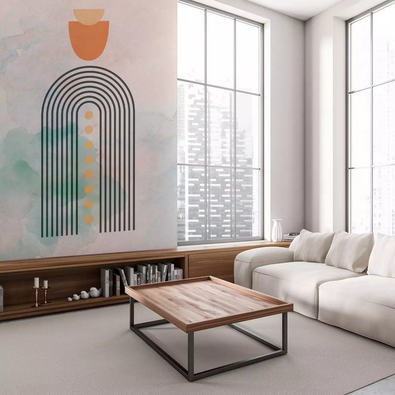 tapisserie-panoramique-graphique-arc-en-ciel-watercolor