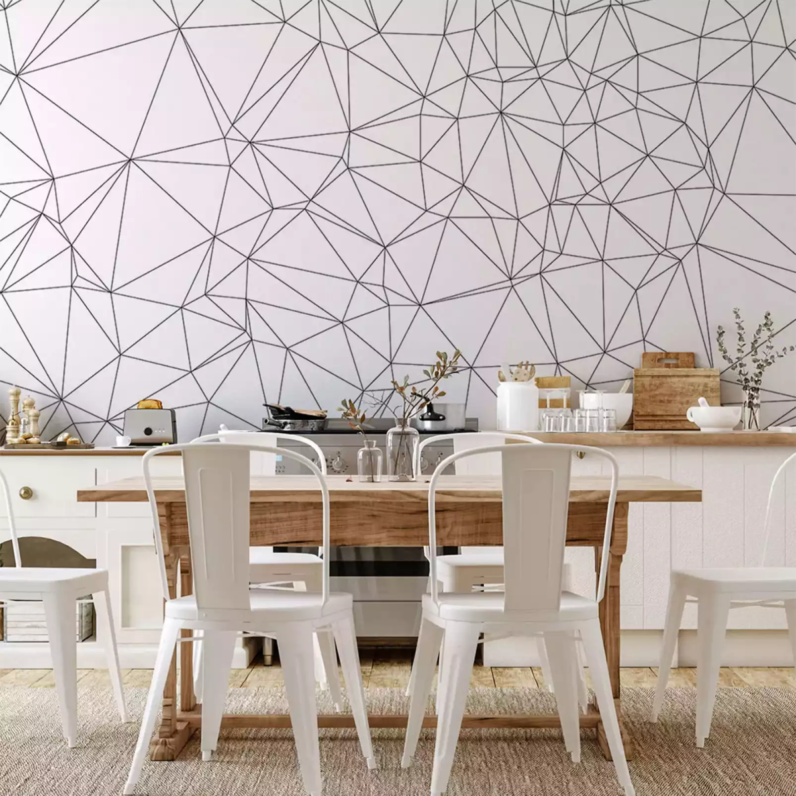tapisserie-panoramique-graphique-polygonal