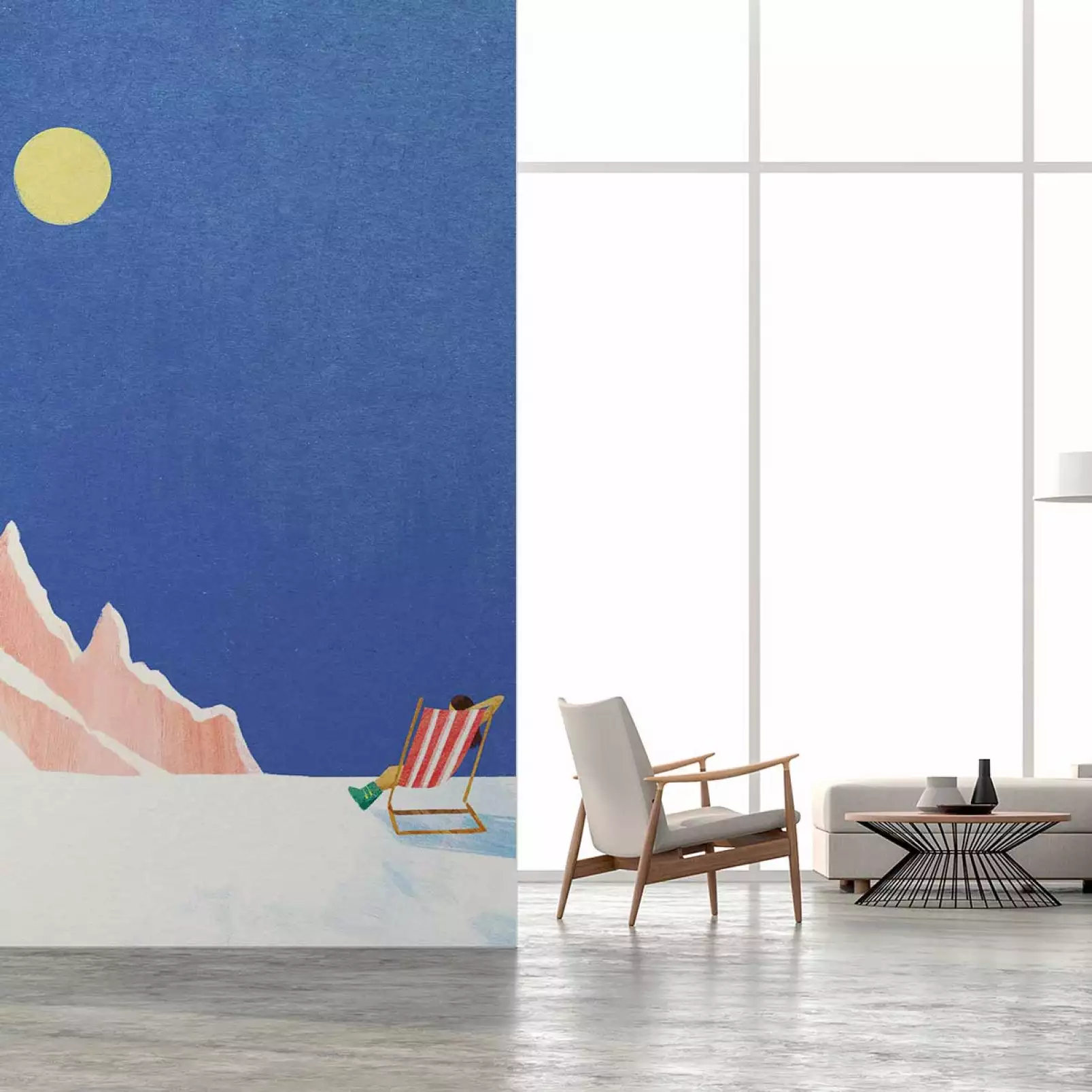 tapisserie-panoramique-montagne-chill-au-sommet